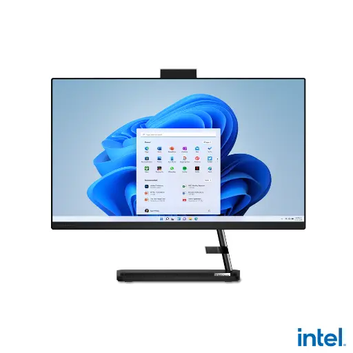 Lenovo IdeaCentre 23.8", Intel 7305, 8GB, 1TB + 256GB SSD, Windows 11 + MS Office 1 año + Avast Premium 1 año